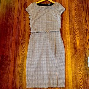 Express houndstooth sheath dress